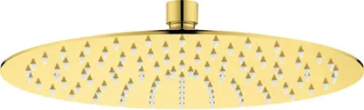 Palarie de dus rotunda, auriu, 250 mm, Deante Cascada