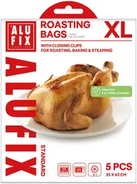 Plicuri de copt ALUFIX - XL, 35 x 43 cm, 5 buc