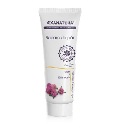 Balsam de par cu aloe si tataneasa, 250ml, VivaNatura