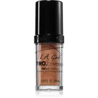 L.A. Girl Cosmetics PRO. Coverage fond de ten lichid iluminator culoare Warm Beige 28 ml