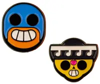 Set de insigne CineReplicas Games: Brawl Stars - Poco &amp; El Primo