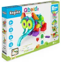 Constructor 10 în 1 Engino Qboidz - Elephant, 170 piese