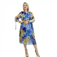 Rochie dreapta tip matase Mariana 17