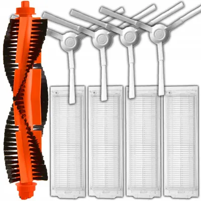 Set 9 accesorii NewEvo compatibile cu Xiaomi Viomi V2, V3, V2 Pro, V3 Pro, Viomi V-RVCLM21B, Xiaomi Mijia STYJ02YM, Xiaomi Mi Robot Vacuum Mop Pro
