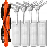 Set 9 accesorii NewEvo compatibile cu Xiaomi Viomi V2, V3, V2 Pro, V3 Pro, Viomi V-RVCLM21B, Xiaomi Mijia STYJ02YM, Xiaomi Mi Robot Vacuum Mop Pro,