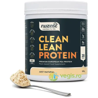 Proteina Vegetala Clean Lean Protein - Natural 500g