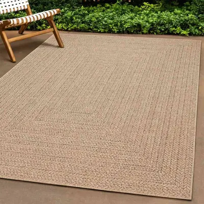 vidaXL Covor ZIZUR aspect iută, 80x200 cm, pentru interior și exterior