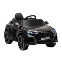 HOMCOM Mașină Electrică pentru Copii Audi RS Q8, 6V, 2 Motoare, Telecomandă, PP, 101x62x51 cm, Negru | Aosom Romania