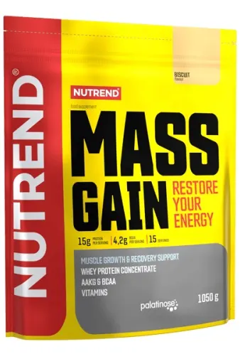 Mass Gain, ciocolată cu cocos, 1050 g, Nutrend