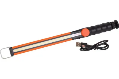 Lanterna LED multifunctionala Ledvance, 5W COB, 400 lm, dimabila, acumulator 1800 mAh inclus, utilizare auto, carlig, magnet,USB