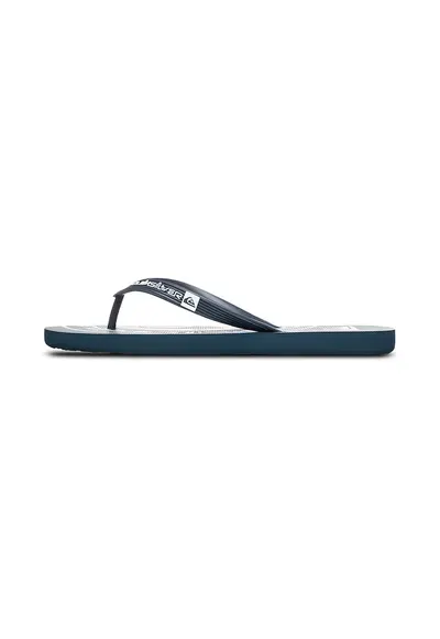 Papuci flip-flop cu logo Java Art - Albastru ultramarin/Bej