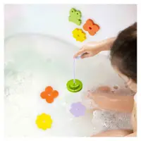 Joc de pescuit pentru baie Quut Toys Iazul cu broscute