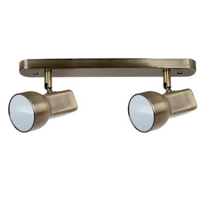 Spot Jim 2xe27 Auriu Antic L360mm