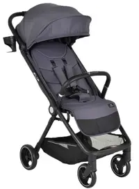 Cărucior de vară Cangaroo - Flip, Obsidian grey