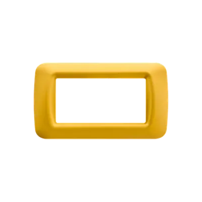 Placa ornament TOP SYSTEM - tehnopolimer gloss finish - 4 module- CORN YELLOW - SYSTEM