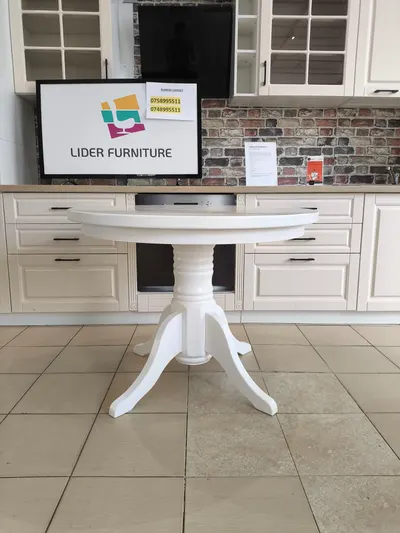 Masa fixa 100 cm culoare alb