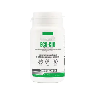 PASTEUR Eco Cid, deparazitare externă câini pisici și păsări, pudră, 100g