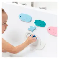 Puzzle de baie Balene si pestisori Quut Toys 11 piese