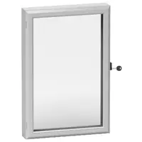 Fereastra de inspectie IP 55 cu cadru aluminiu si geam acrilic 3 mm 600 x 500 mm