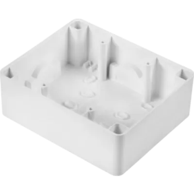 Doza cu montaj pe perete cu COMPACT SELF-SUPPORTING PLATE - 3+3 module- CLOUD WHITE - SYSTEM