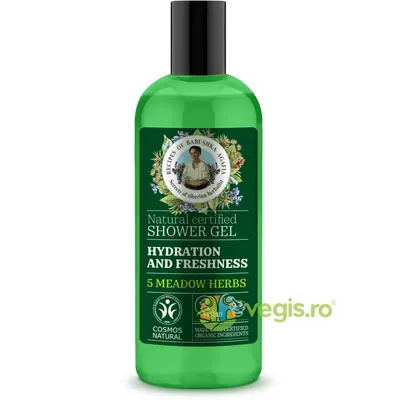 Gel de Dus Hidratant si Revigorant cu Extracte din 5 Plante de Camp 260ml