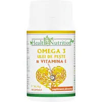 Omega 3 Ulei de Peste 500mg + Vitamina E 5mg 60cps moi