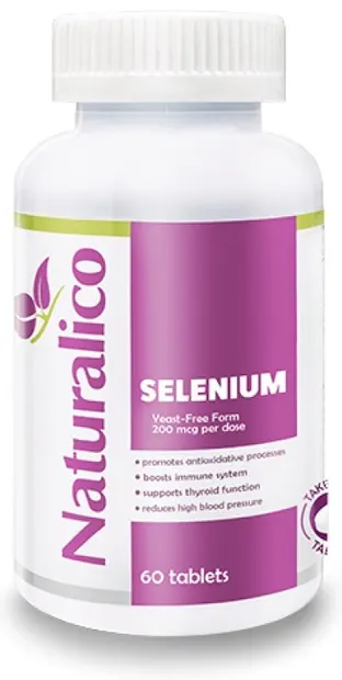 Selenium, 200 mcg, 60 tablete, Naturalico