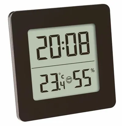 Termometru si higrometru digital cu ceas si alarma TFA 30.5038.01