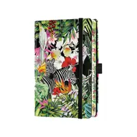 Carnet 13x21, 120 file, Castelli Eden Zebras