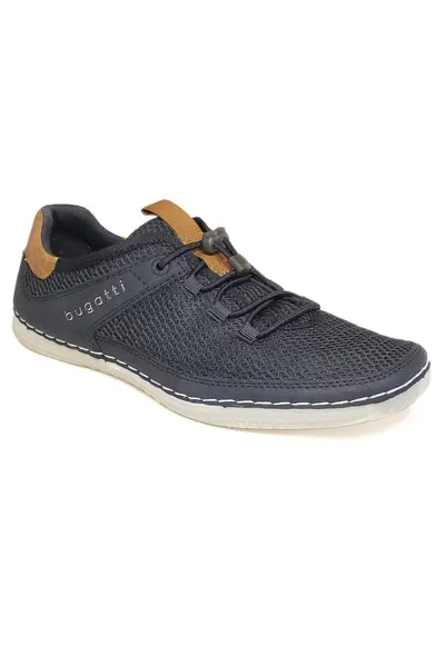 Mocasini pentru bărbați - albaștri - cu șiret elastic 325AFF126900-4100 07736