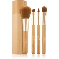 Luvia Cosmetics Bamboo Travel set perii machiaj calatorii