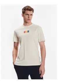 Tricou barbati - 302736072 - Bumbac - Ecru