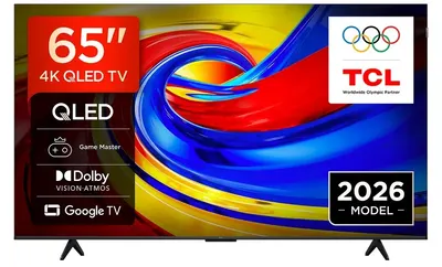 Smart televizor TCL - 65P7L, 65'', 4K Ultra HD, QLED Premium, AiPQ Processor, ONKYO 2.0, Google TV, negru