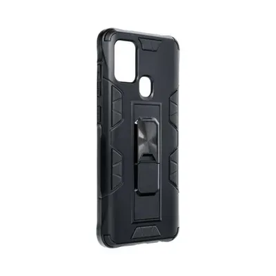 Husa Antisoc Magnetica Premium Forcell Defender cu Suport Telefon pentru Samsung A41, Neagra Engros