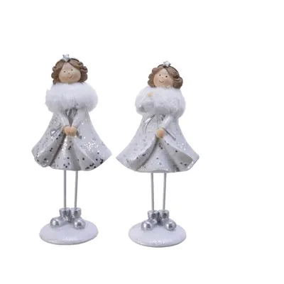 Decoratiune - White Glitter Girl - mai multe modele