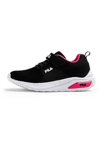 Pantofi sport de plasa cu velcro Upspark - Alb/Negru/Roz
