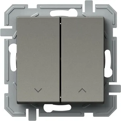 Logiq Intrerupator Storuri Dublu 1P 10A 250V Titan, TEM Modul TEM-SQ52TINT09XO-U