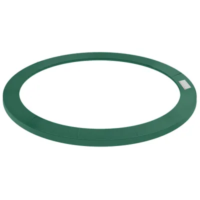 HOMCOM Pernă de protecție pentru trampolină de grădină, Ø 244cm Verde | Aosom Romania