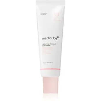 medicube PDRN Pink Tone Up Sun Cream loțiune protectoare hidratantă SPF 50