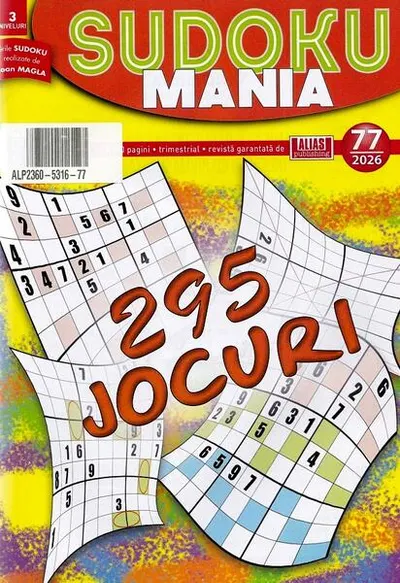 Sudoku Mania Nr. 77 / 2026 - Paperback brosat - ***
