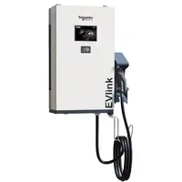 Statie cu incarcare rapida vehicule electrice EVlink, incarcator rapid DC, 24 kW, conector CHAdeMO, montaj perete Schneider EVD1S24T0H