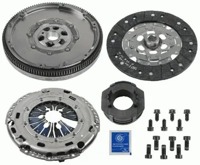 Set ambreiaj cu volanta masa dubla si rulment (228mm) AUDI A3; SEAT ALTEA, ALTEA XL, LEON, TOLEDO III; SKODA OCTAVIA II; VW EOS, GOLF PLUS, GOLF V, JETTA III BEETLE, PASSAT 2.0 2.5 intre 2003-2010