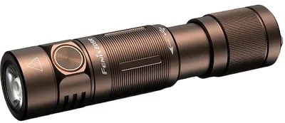 Lanternă cu breloc Fenix - E05R, maro