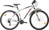 Bicicletă de munte cu viteze Velotec - Pro, 27.5", 480 mm, alb/roşu