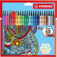 Set carioci Stabilo Pen 68 - 24 culori