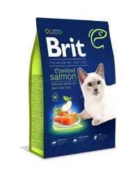 BRIT Cat Premium by Nature Sterilised salmon Hrana uscata pentru pisici sterlizate, cu somon 8 kg
