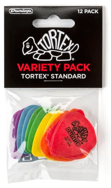 Pene pentru chitară Dunlop - Tortex, Standard Variety Pack, 12 buc.