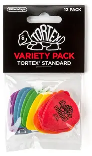 Pene pentru chitară Dunlop - Tortex, Standard Variety Pack, 12 buc.