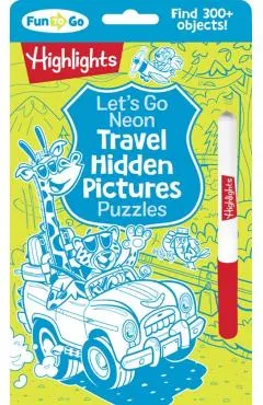 Let's Go Neon Travel Hidden Pictures Puzzles