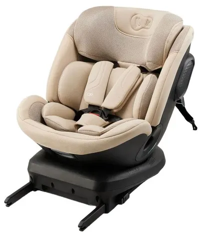 Scaun auto Kinderkraft - Xpedition 3, i-Size 360°, cu IsoFix, 40-150 cm, bej